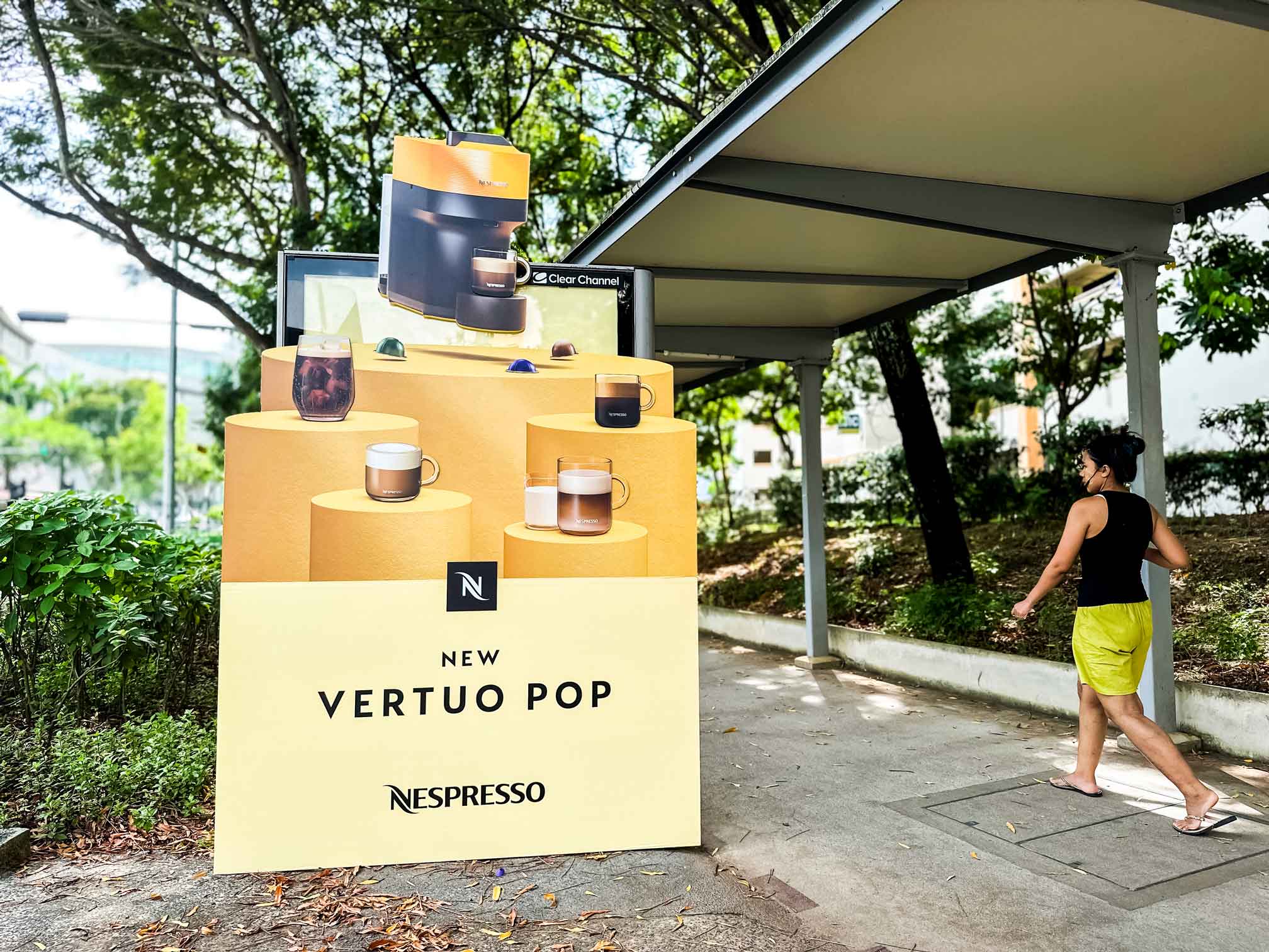 Nespresso unveils Vertuo Pop 3D builds on Singapore streets