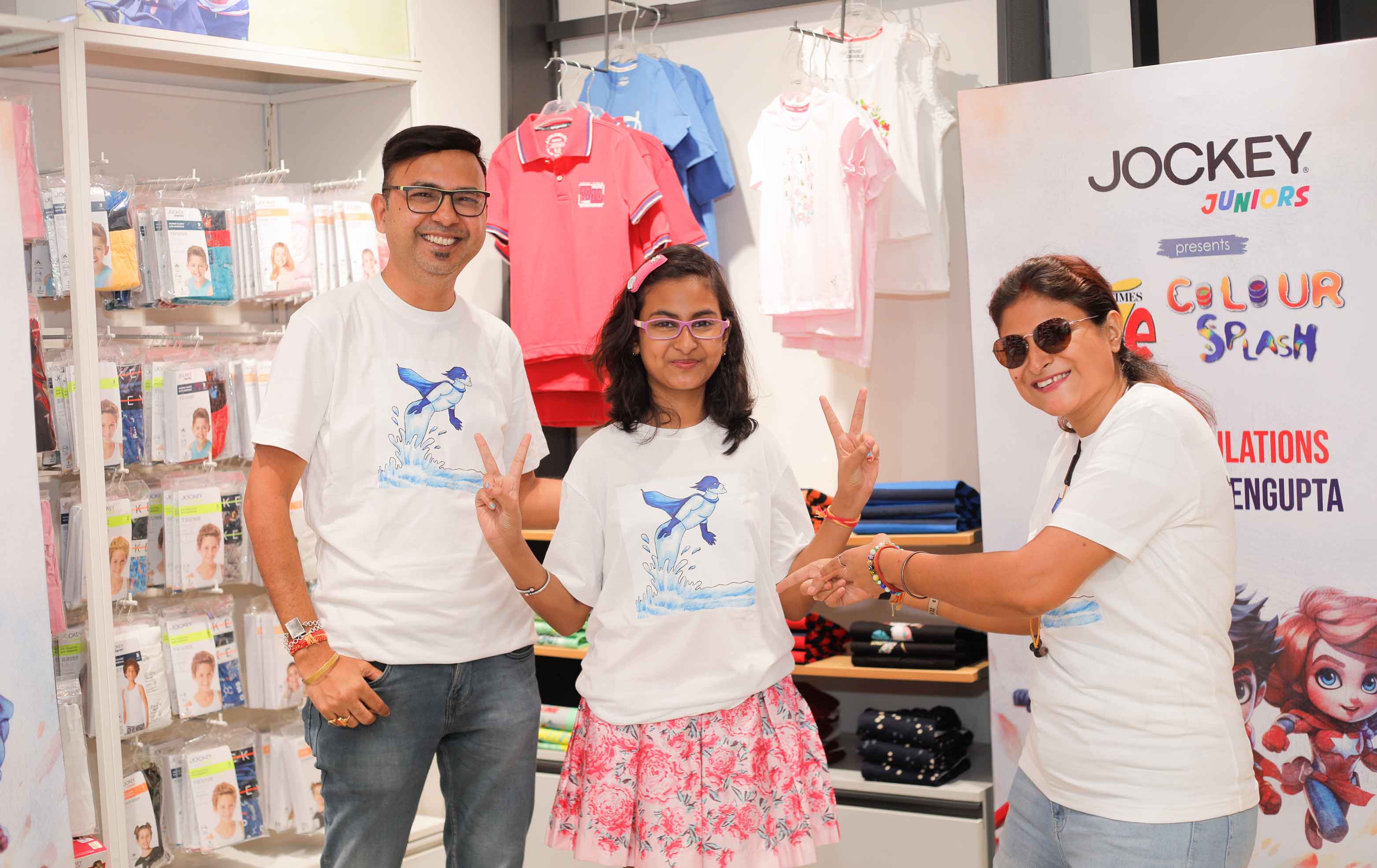 Jockey Juniors Times NIE Colour Splash campaign winners announced