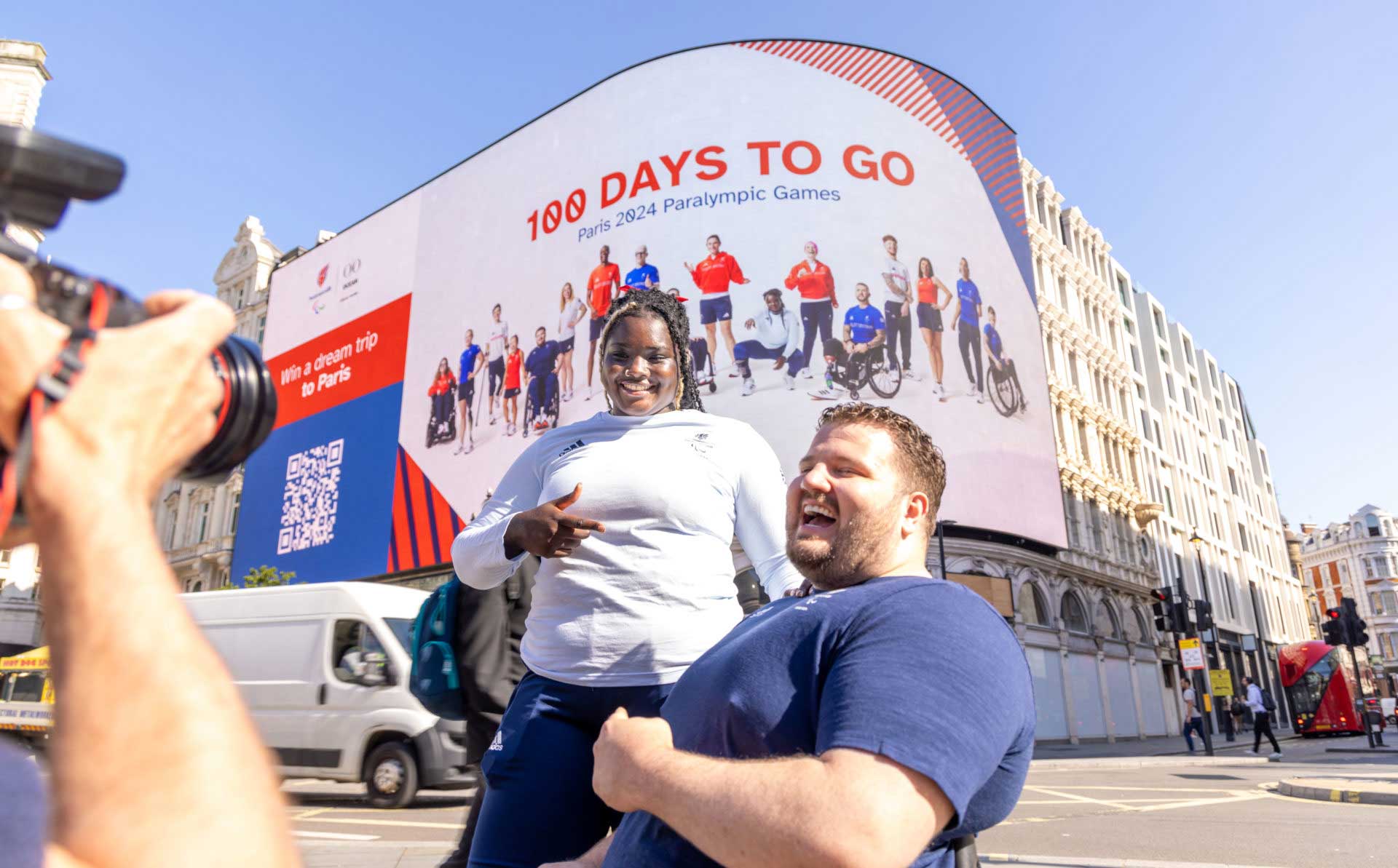 Ocean Outdoor marks 100 days to go with ParalympicsGB