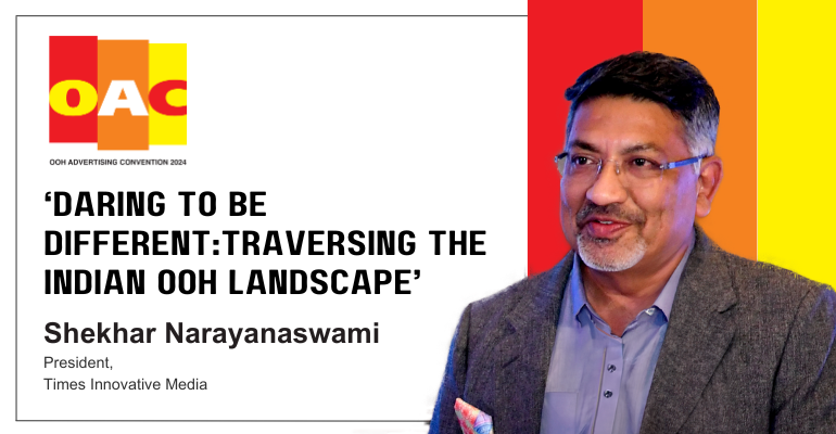 Times Innovative Media President Shekhar Narayanaswami to engage in a fireside chat at OAC 2024