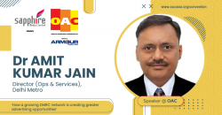 Dr Amit Kumar Jain, Director (Ops & Services), Delhi Metro to address OAC 2023