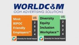 Worldcom OOH receives BIPOC, DEI certifications for diversity and inclusion in the workplace