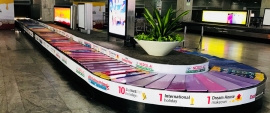 Kansai Nerolac turns conveyer belt into colourful moving shade card