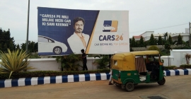 Multi format OOH presence for Cars24